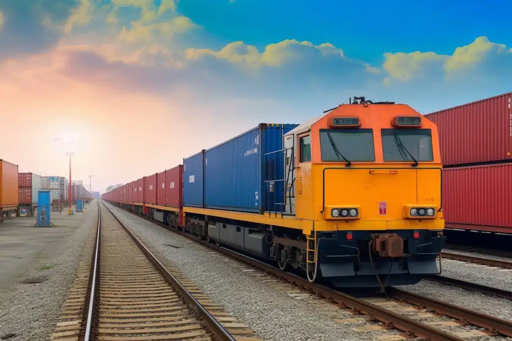 Σιδηροδρομικές εμπορευματικές μεταφορές από την Κίνα