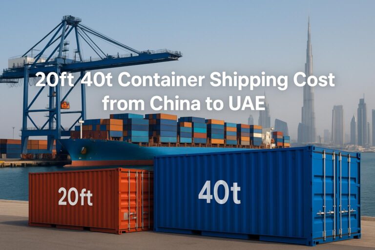 20ft & 40ft Container Shipping from China to UAE-Terminal Container, 20ft & 40ft