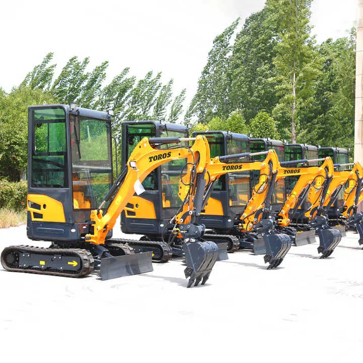 중국산 소형굴삭기 수입