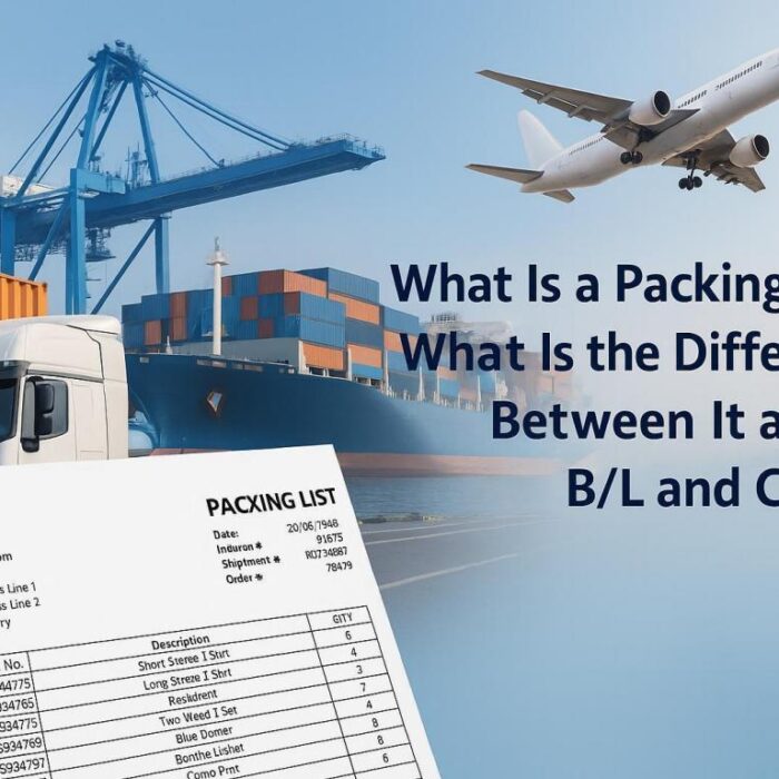 What Is a Packing List? What Is the Difference Between It and a B/L and CI?