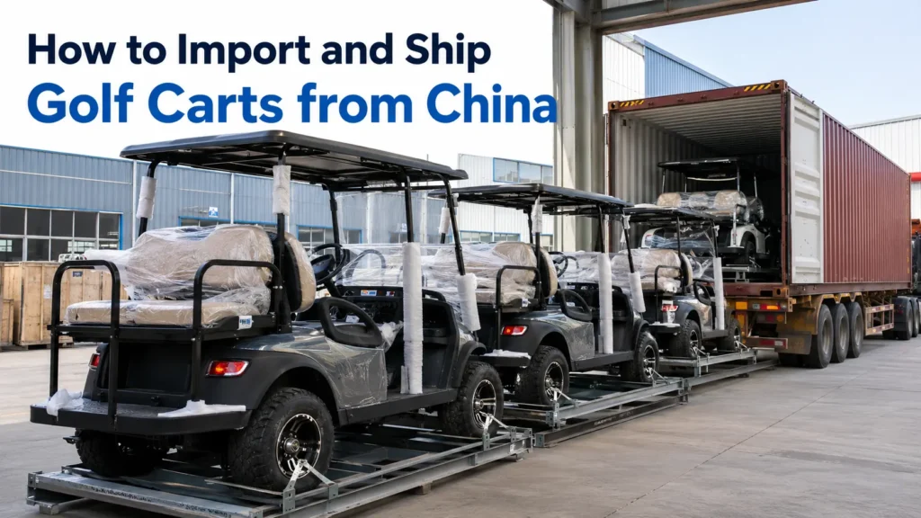 How to Import and Ship Golf Carts from China