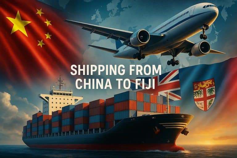 Shipping from China to Fiji