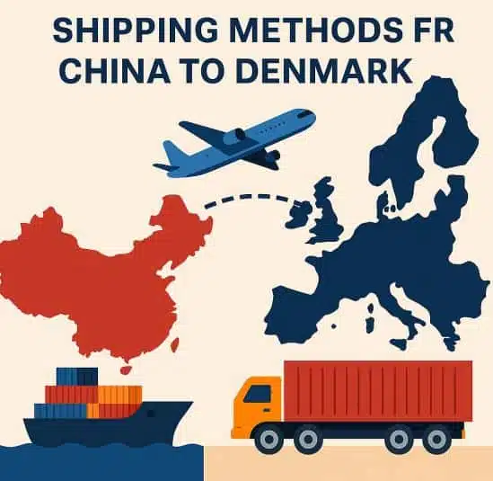 중국에서 덴마크로의 배송 방법 개요