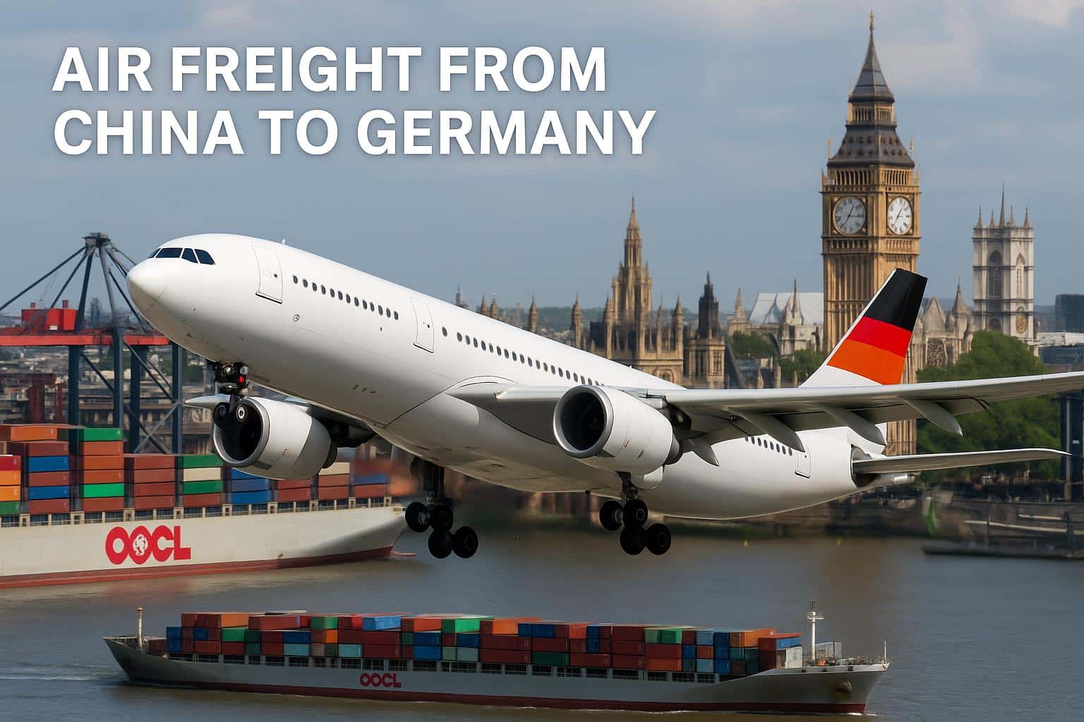 Luftfracht von China nach Deutschland | Kosten, Laufzeit & Leitfaden 2025