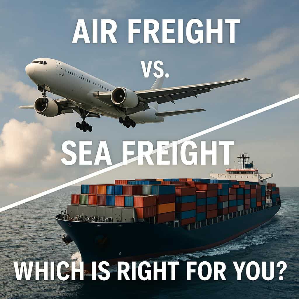 Air Freight vs. Sea Freight: Which Is Right for You?