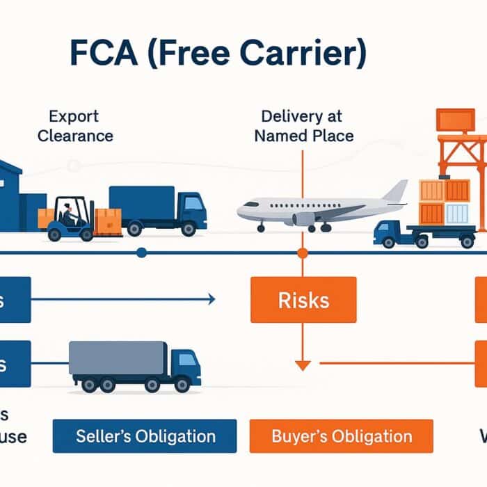 FCA Incoterms 2025 Guide: Meaning, Shipping Terms, and Responsibilities