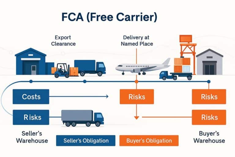 FCA Incoterms 2025 Guide: Meaning, Shipping Terms, and Responsibilities