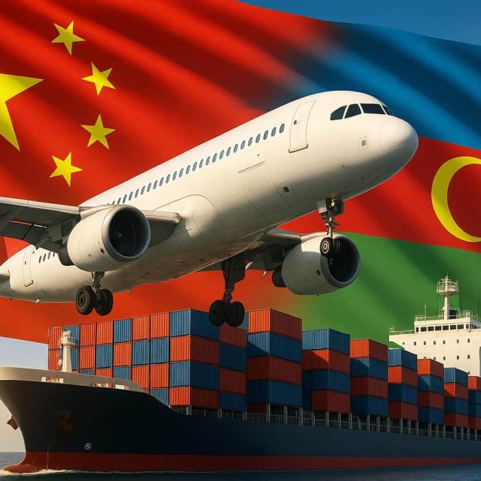 Shipping from China to Azerbaijan