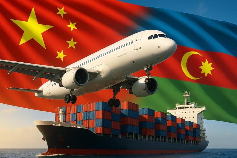 Shipping from China to Azerbaijan