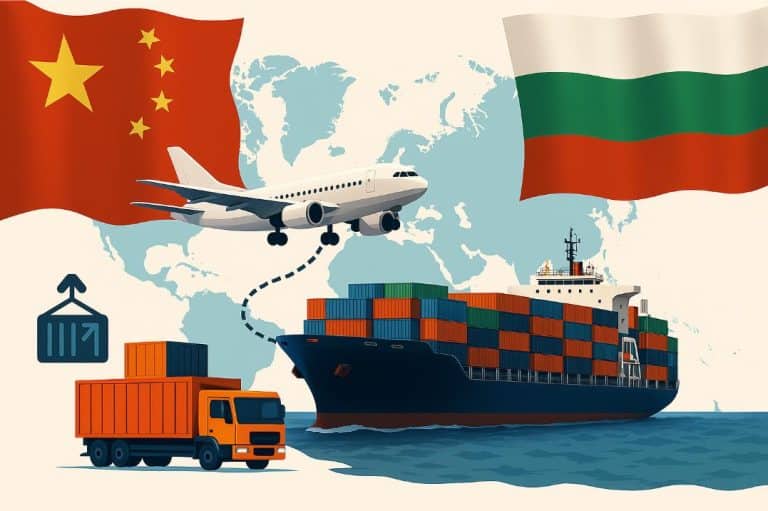 Shipping from China to Bulgaria