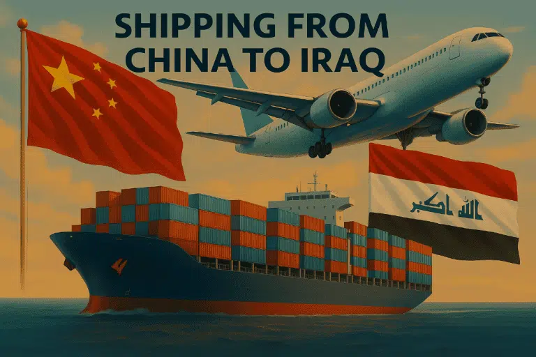 Fraktkostnad från Kina till Irak