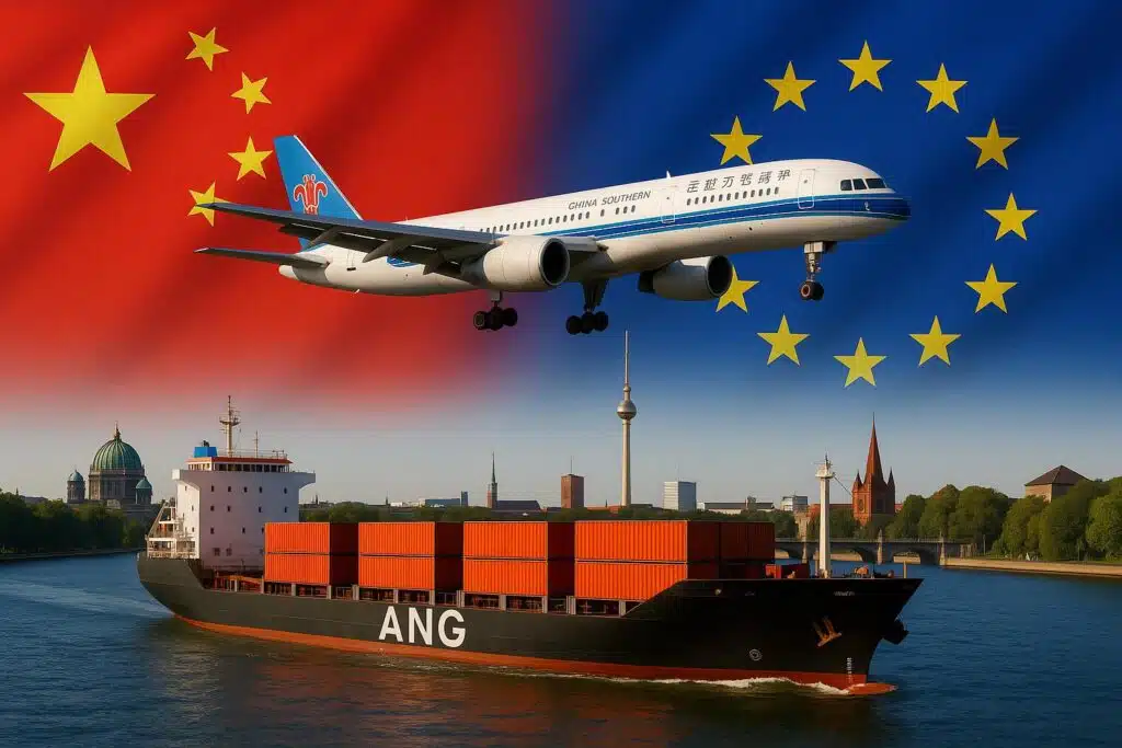 A maneira mais barata de enviar da China para a Europa