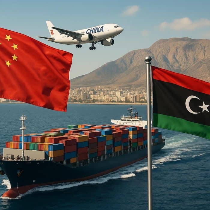 shipping from china to libya