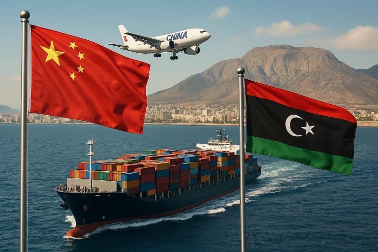 shipping from china to libya