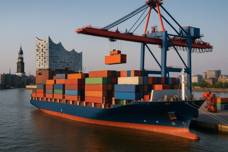 20ft & 40ft Container Shipping Costs from China to Germany-Port Loading