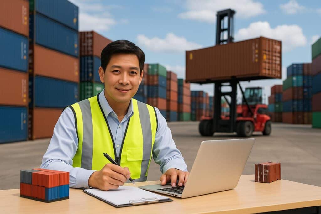 Chinese freight forwarder handling 20ft and 40ft container shipping from China to Germany