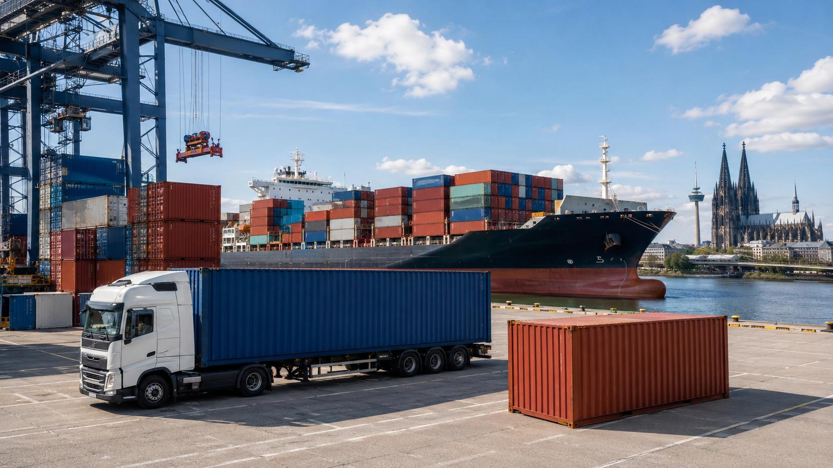 20ft and 40ft container shipping from China to Germany by sea freight