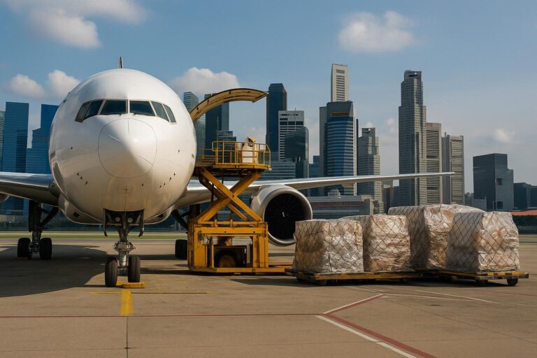 Air Freight Cost from China to Singapore - Airport Loading