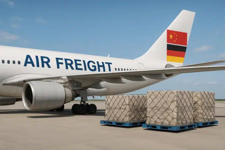 中国からドイツへの航空貨物輸送の費用はいくらですか?