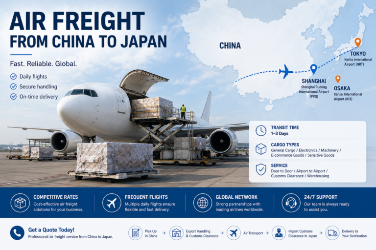 Air Freight from China to Japan