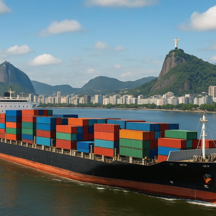 Cost of 20ft & 40ft Containers from China to Brazil-Sea Container