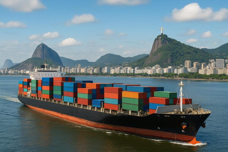 Cost of 20ft & 40ft Containers from China to Brazil-Sea Container