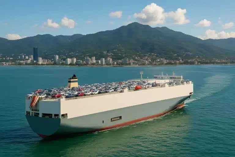 中国からジャマイカへの自動車輸送費用 - RoRo海運