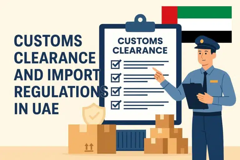 Tulliselvitys- ja tuontimääräykset Yhdistyneissä arabiemiirikunnissa