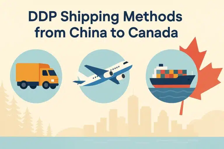 Métodos de envio DDP da China para o Canadá