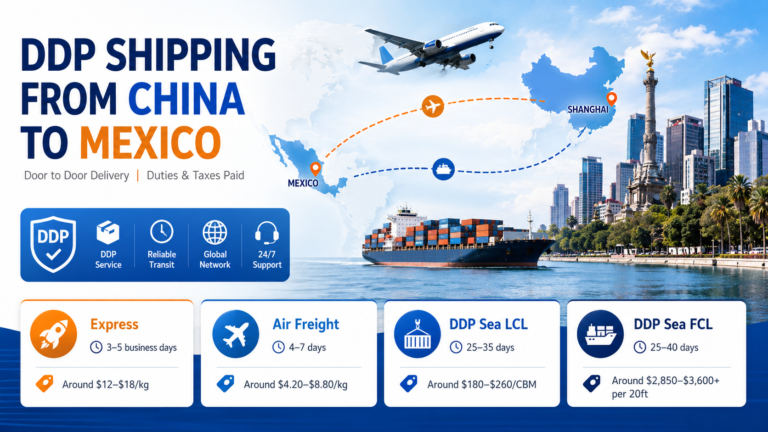 DDP Shipping from China to Mexico