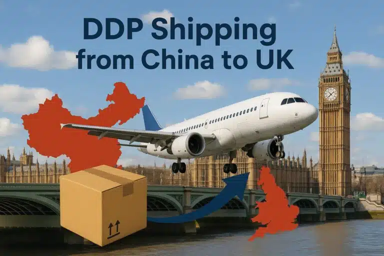 中国から英国へのDDP配送