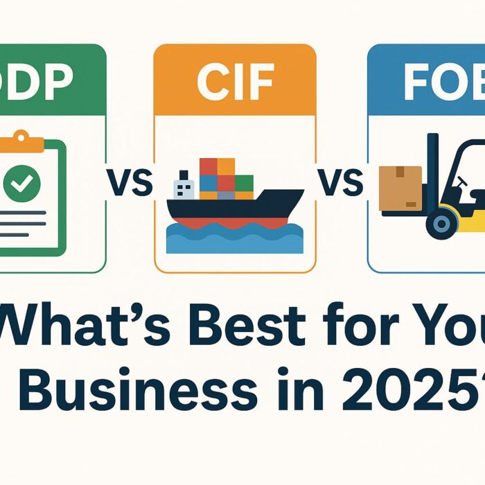 DDP vs CIF vs FOB: Which Is Best for Your Business in 2025?
