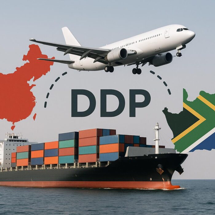 DDp Shipping from china to South Africa