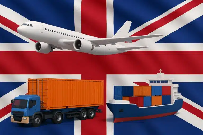 中国から英国へのDDP輸送コストの推定（2025年XNUMX月）