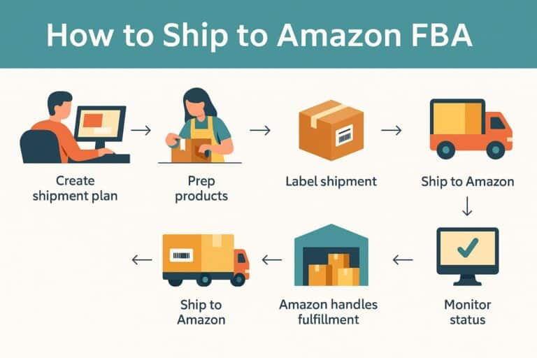 How to Ship to Amazon FBA (Step-by-Step Process)