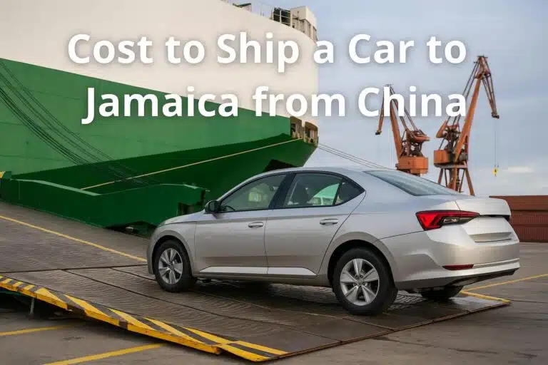 中国からジャマイカへ車を輸送する - ドック積み込み、RORO船