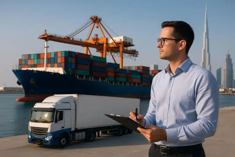 Toimitus Kiinasta Arabiemiirikuntiin ja Kiinaan Huolitsija, Logistiikkayritys