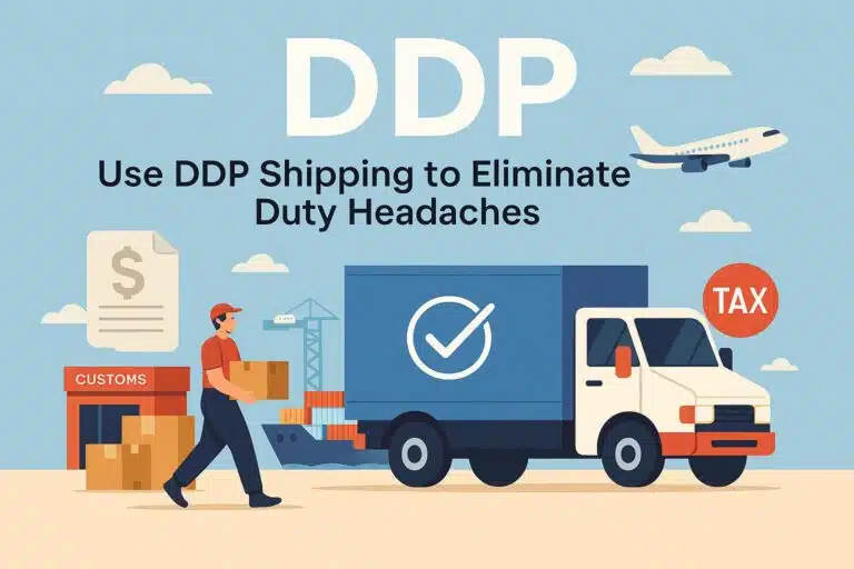 Utilice el envío DDP para eliminar los problemas arancelarios