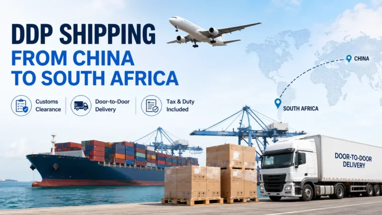 DDP shipping from China to South Africa by air and sea