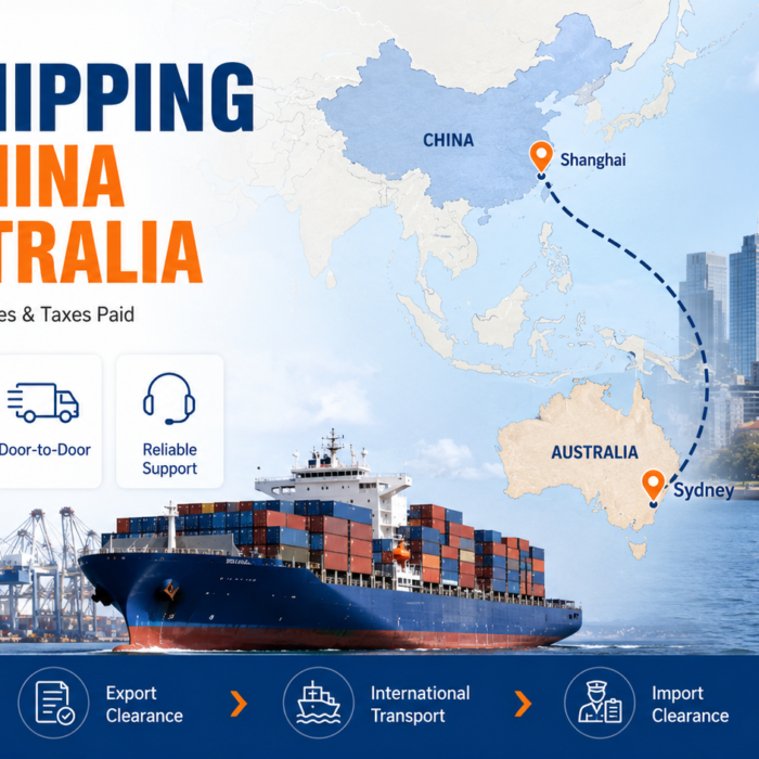 DDP shipping from China to Australia by air and sea freight with door-to-door delivery