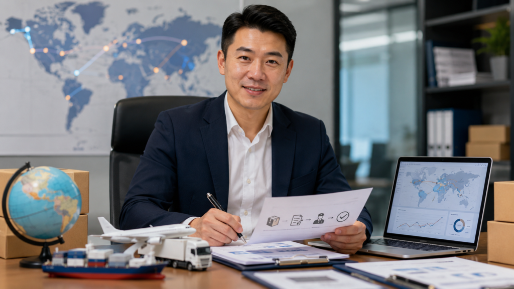 Chinese freight forwarder arranging DDP shipping from China to Australia with air and sea freight options