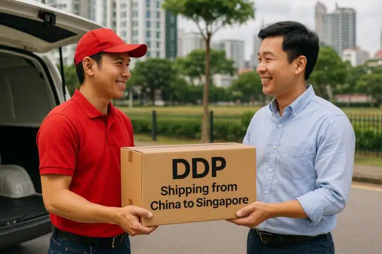 중국에서 싱가포르까지 DDP 배송 - 도어투도어 배송