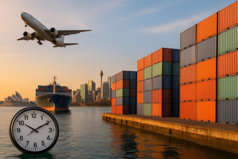 How Long Does It Take to Ship from China to Australia-Sea Freight, Air Freight