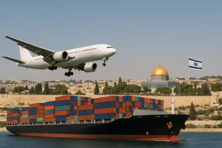 כמה זמן לוקח לשלוח מסין לישראל? - הובלה אווירית, הובלה ימית