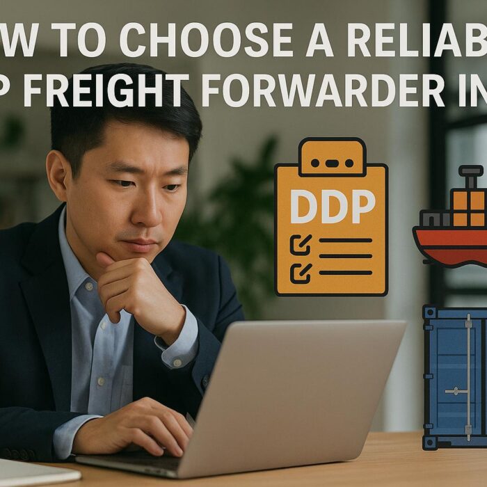 How to Choose a Reliable DDP Freight Forwarder in China-Logistics Company