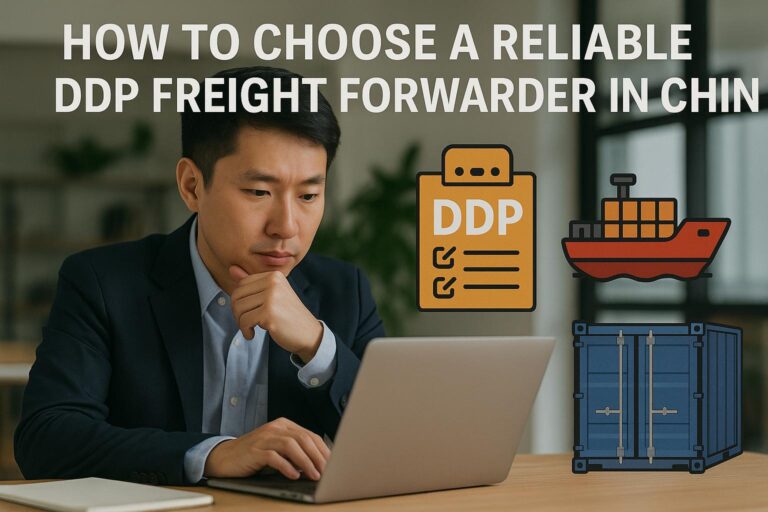 How to Choose a Reliable DDP Freight Forwarder in China-Logistics Company