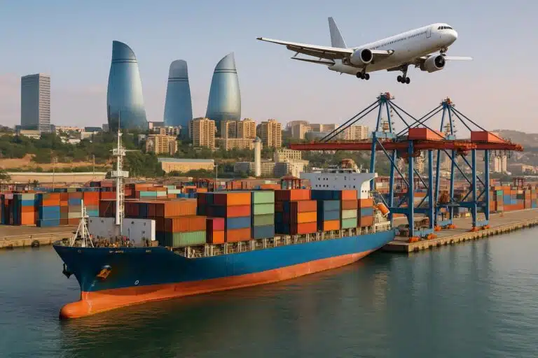 Морски превози от Китай до Азербайджан - море, въздух, железопътен транспорт