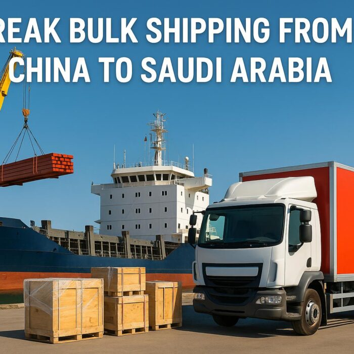 Break Bulk Shipping from China to Saudi Arabia-Excavators and Bulldozers