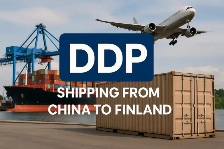 DDP доставка от Китай до Финландия - море, въздух, железопътен транспорт