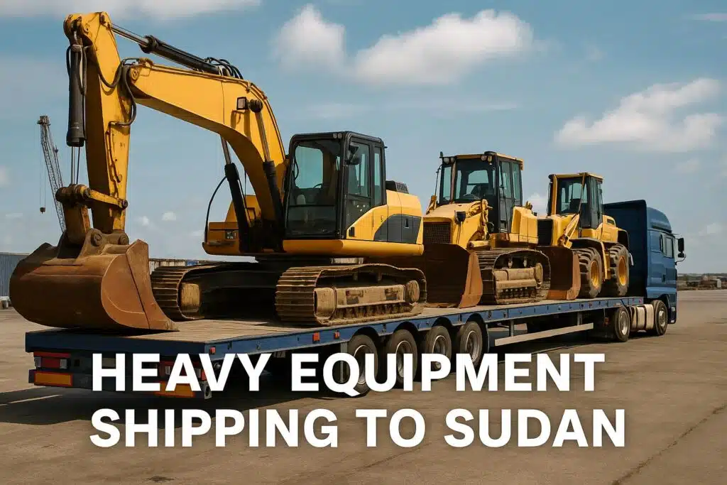सूडान में भारी उपकरणों की शिपिंग | लागत, तरीके और सीमा शुल्क (2025 गाइड)
